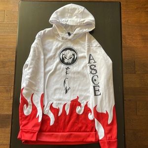Anime ONE Piece Ace pullover hoodie!